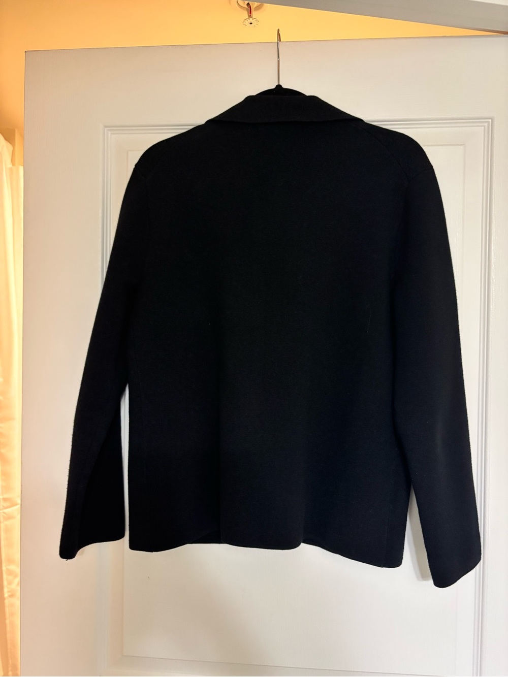 J. Crew Black Single-Button Knit Sweater Blazer - Picture 2 of 3